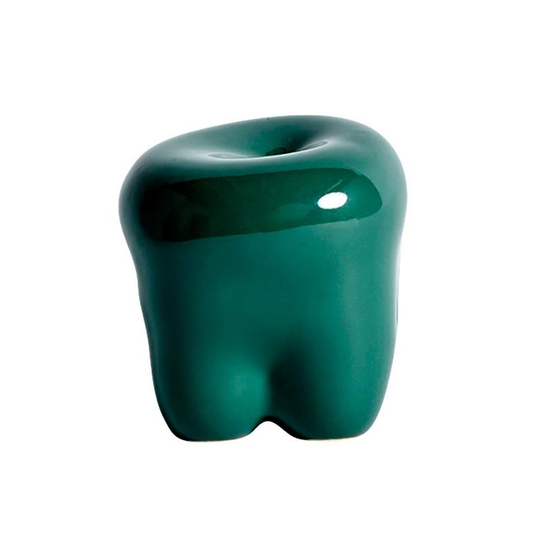HAY - W&S Belly Button Skulptur - grün/H 6,5cm / Ø 6cm von HAY
