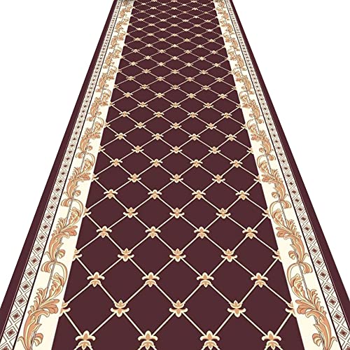 HDBODY Läufer Teppich Für Flure Rutschfester, Saugfähiger Küchenteppich Waschbare Küche Schlafzimmer Treppe Bodenmatte,A,130x530cm(51x208inch) von HDBODY