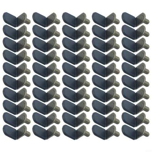 Leistungsstarke Regalbodenträger für stabile Schränke, 19 x 16 x 12 cm, 8 cm (50 Stück) von HEBEOT