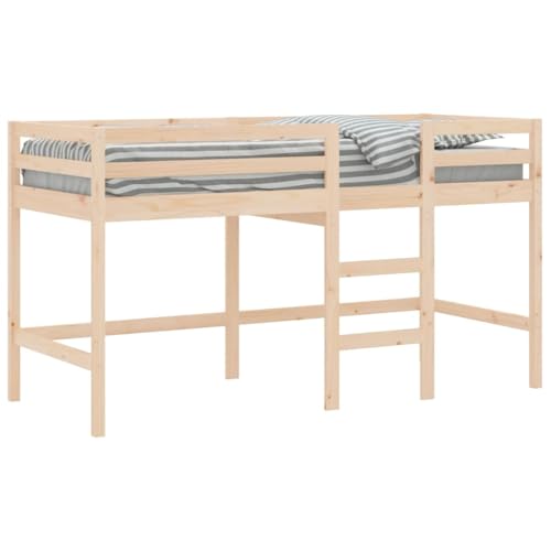HEFZGDB Kinderhochbett mit Leiter 80x200 cm Massivholz Kiefer Jugendbett Bettgestell Familienbett Bettrahmen für Herberge Schlafzimmer Gästezimmer Wohnbereich HEFZGDB Kinderhochbett mit Leiter 80x200 cm Massivholz Kiefer Jugendbett Bettgestell Familienbett Bettrahmen für Herberge Schlafzimmer Gästezimmer Wohnbereich von HEFZGDB