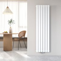 Heilmetz Heizkörper Design Flachheizkörper Paneelheizkörper Einlagig Mittelanschluss 1600x460mm Weiß von HEILMETZ