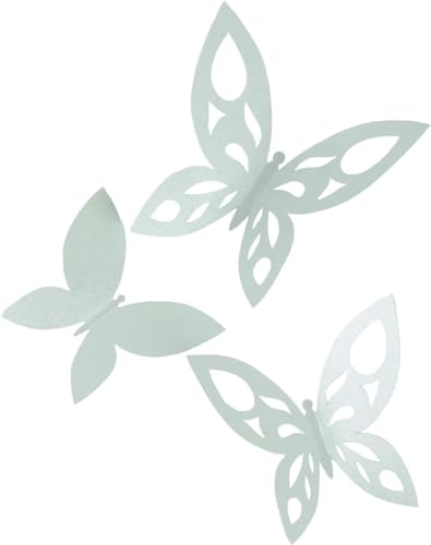 HEITMANN DECO Papier-Schmetterlinge - Mint - in verschiedenen Größen - zum dekorieren - zum basteln - Frühlings-Dekoration, 20.5 x 16 x 1.8 cm von HEITMANN DECO