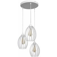 Helam dali Cluster Pendelleuchte Weiß 38cm von HELAM LIGHTING