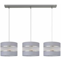 Helam helen Straight Bar Pendelleuchte Grau, Silber 65cm von HELAM LIGHTING