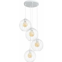 Helam mercure Cluster Pendelleuchte Weiß 40cm von HELAM LIGHTING