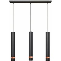 Helam tuba Straight Bar Pendelleuchte Schwarz, Roségold 60cm von HELAM LIGHTING