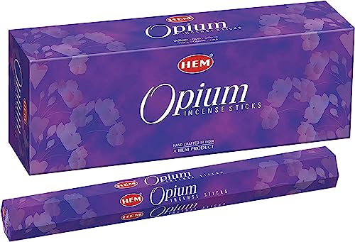 HEM RäucherstäbchenSparset. 6 Packungen a 20g Ca 120 Sticks Opium von HEM