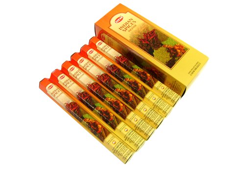 INDIAN SPICES von HEM BIG PACK 6 x 20 Räucherstäbchen Original Indien Incense von HEM