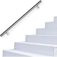 Edelstahl Handlauf Treppengeländer Geländer Wandhandlauf Wand Treppe,Länge:80 cm - Hengda von HENGDA