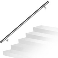 Handlaufset Wandhalter Edelstahl Handlauf Halter Treppe Haltegriff Treppengeländer 120 cm - Hengda von HENGDA