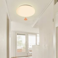 Hengda 12W LED Deckenleuchte mit Bewegungsmelder Warmweiß Badlampe Energiespar Sensor - Weiß von HENGDA