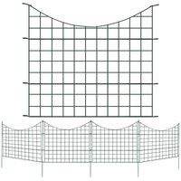 Teichzaun Gartenzaun 11tlg Set Zaunset Garden Teichzaun Teichschutzzaun 5x Zaun - Hengda von HENGDA