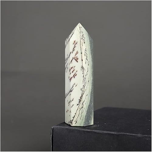 Naturkristall, Amethyst-Säule, Rose, Bergquarz, Exemplar, Dekoration für zu Hause, Reiki, HEPBAK (Farbe: Jade, Größe: 7-8 cm) von HEPBAK