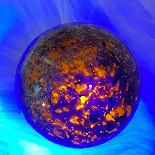 Quarzkugel aus natürlichem Kristall, UV-beständig, Raumdekoration, Geschenksteine, HEPBAK (Größe: 200 g - 250 g) von HEPBAK