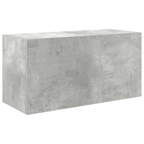 HETFTJN Badezimmermöbel Medizinschrank Badregal Badezimmer Regal - Bad-Wandschrank Betongrau 60x25x30 cm Holzwerkstoff für Wohnzimmer Flur Badezimmer Küche HETFTJN Badezimmermöbel Medizinschrank Badregal Badezimmer Regal - Bad-Wandschrank Betongrau 60x25x30 cm Holzwerkstoff für Wohnzimmer Flur Badezimmer Küche von HETFTJN