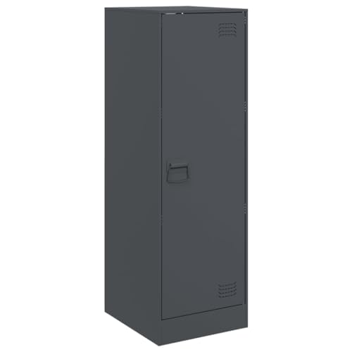 HETFTJN Landhausstil Möbel Vitrinenschrank Flur Möbel Anrichte Küche - Sideboard Anthrazit 34,5x39x107 cm Stahl für Küche Outdoor Schlafzimmer Flur HETFTJN Landhausstil Möbel Vitrinenschrank Flur Möbel Anrichte Küche - Sideboard Anthrazit 34,5x39x107 cm Stahl für Küche Outdoor Schlafzimmer Flur von HETFTJN