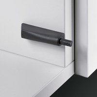 Push to open Magnet zum Anschrauben lang, 37 mm Hublänge, anthrazit von HETTICH