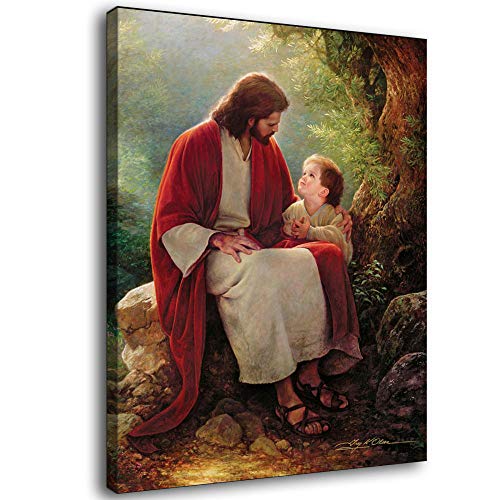 Greg Olsen Religiöser Jesus Kunstdruck auf Leinwand, Poster und Wandkunst, Bild, moderner Familienschlafzimmerdekor, Poster von HGFDJ