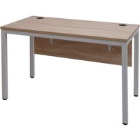 HHG - neuwertig] Schreibtisch 172, Bürotisch Computertisch 120x60cm natur-weiß - beige von HHG