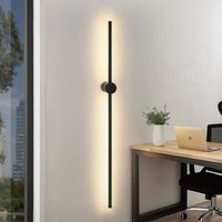 Innenwandleuchte led Wandleuchte - 60CM Schwarz Rotierende Leuchte Modernes Design 3000K Warmweiß Dimmbar 8W Nachtlampe für Flur Wohnzimmer von HIASDFLS