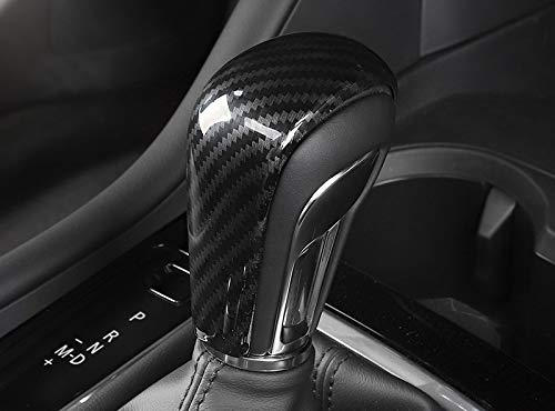 HIGH FLYING für Mazda 3 BP 2020-2023 Interieur Cover Dekor ABS Kunststoff Kohlefaserfarbe (Wählhebel) von HIGH FLYING