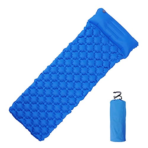 HJBFVXV Stranddecken Aufblasbare Luftmatratzen im Freien Aufblasbare Schlafkissen Ultralight Camping Matte Feuchtigkeitsdicht Wanderluftmatte Campingbett(Color:B) von HJBFVXV