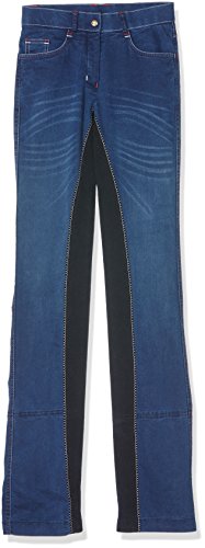 HKM Damen Kinder Jodhpur Reithose Summer Denim, Jeansblau/dunkelblau, 140, 544969 von HKM