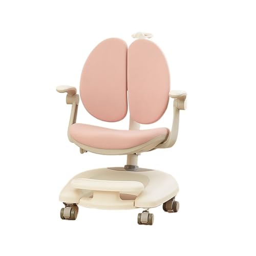 HLHLOP777 Schreibtische und Stühle Kinder-Schreibtischstuhl, höhenverstellbarer Stuhl, ergonomischer Stuhl, Kinder-Lernstuhl, drehbare Netz-Studentenstühle for 4–12 Jahre Arbeitszimmerstühle(Pink) HLHLOP777 Schreibtische und Stühle Kinder-Schreibtischstuhl, höhenverstellbarer Stuhl, ergonomischer Stuhl, Kinder-Lernstuhl, drehbare Netz-Studentenstühle for 4–12 Jahre Arbeitszimmerstühle(Pink) von HLHLOP777