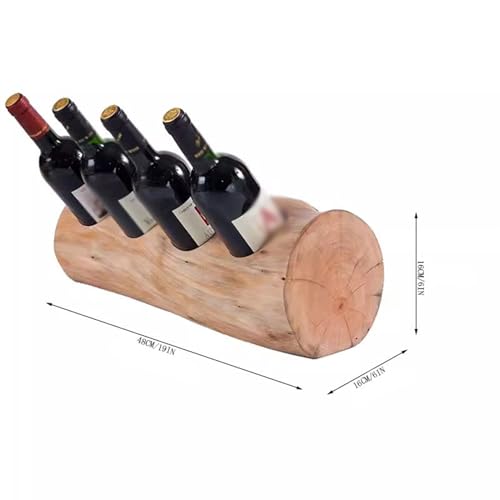 HLHLOP777 Tisch-Weinregale Original Weinregal Ornament Weinflasche Organizer Restaurant Weinregal Kreatives Weinregal Display B&B Logs Freistehende Weinregale von HLHLOP777