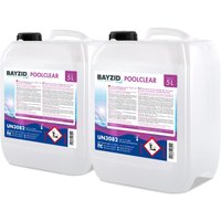 2x 5 l Bayzid Poolclear - Trübungsbeseitigung für Pool-Filter mit Kartuschen & Filterballs von BAYZID