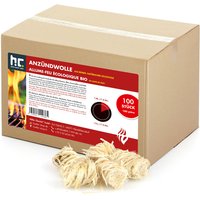 Höfer Chemie Gmbh - 100 Stk. flambiol® Anzündwolle für Holzöfen und Grills von HÖFER CHEMIE GMBH
