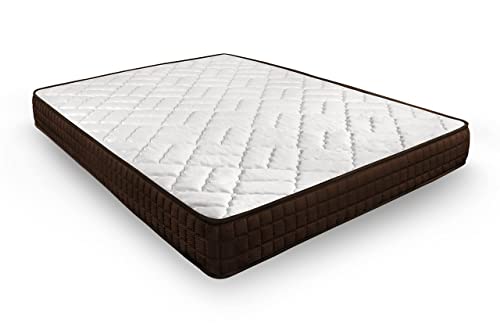 HOGAR24 ES Visco-Brown Schaummatratze mit doppelter Schicht Viscosoft, 105 x 200 cm, braun, 105X200 von HOGAR24 ES