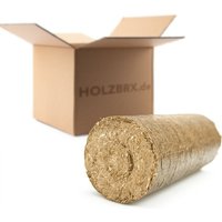 Premium Hartholzbriketts rund 30kg Paket / Briketts für Kamin und Kaminofen, Holzbriketts Hartholz von HOLZBRX