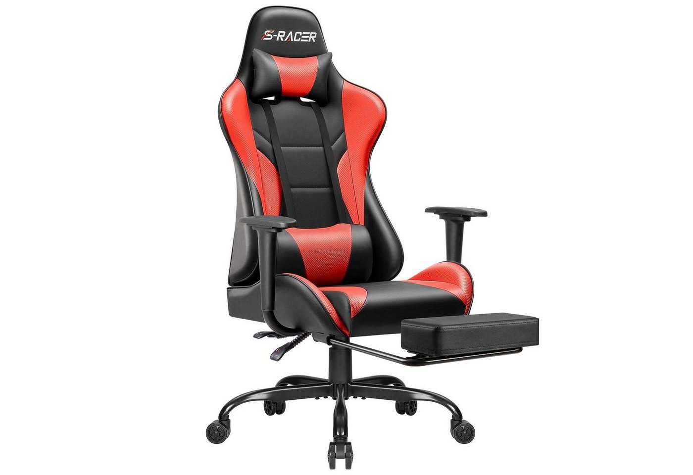 HOMALL Gaming-Stuhl Gamer Stuhl mit Fußstütze Ergonomischer Zocker Stuhl von HOMALL