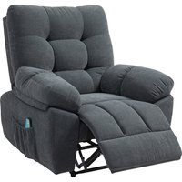HOMCOM Elektrisch Relaxsessel Massagesessel Fernsehsessel mit Liegefunktion Vibration, Heizung, 8 Modi, Wandnahen Design, Fußteil, Seitentasche TV Sessel für Wohnzimmer, Dunkelgrau Aosom HOMCOM Elektrisch Relaxsessel Massagesessel Fernsehsessel mit Liegefunktion Vibration, Heizung, 8 Modi, Wandnahen Design, Fußteil, Seitentasche TV Sessel für Wohnzimmer, Dunkelgrau Aosom von HOMCOM