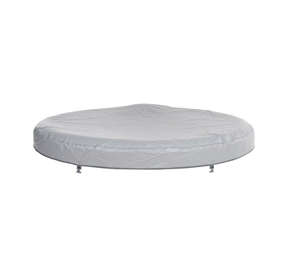 HOME DELUXE aufblasbare Whirlpoolabdeckung Outdoor Whirlpool Abdeckung SPLASH, (Durchmesser x Höhe): 208 x 1,3 cm I Poolabdeckung rund von HOME DELUXE