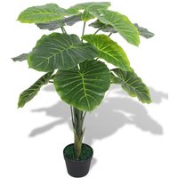 Künstliche Taro-Pflanze mit Topf 70 cm Grün VD10539 - Hommoo von HOMMOO
