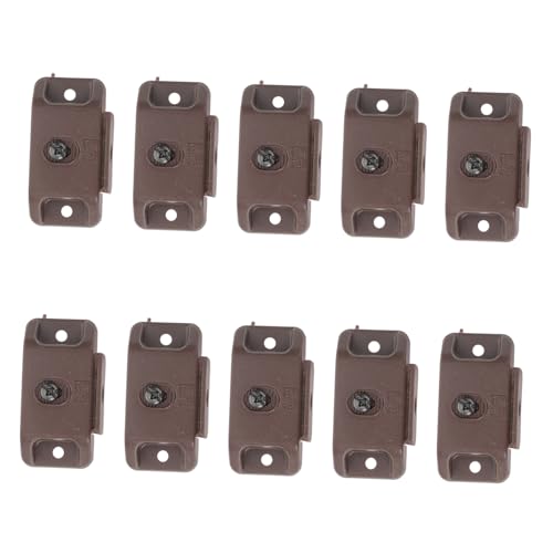 HOMOCONO 10 Stück Magnettür Schrankmagnet Magnetschrankverschlüsse Magnetschnäpper Türmagnete Küchenschrankmagnete Zum Verschließen Magnet Schrankverschluss Türschnäpper Kunststoff Kaffee HOMOCONO 10 Stück Magnettür Schrankmagnet Magnetschrankverschlüsse Magnetschnäpper Türmagnete Küchenschrankmagnete Zum Verschließen Magnet Schrankverschluss Türschnäpper Kunststoff Kaffee von HOMOCONO