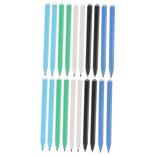 HOMSFOU 20 STK Tafel schreibkladde mehrfarbiger Stift Handgeschriebener Stift touchpen Schreibblock Stylus Stift Malstift Flüssigkristall Tablet-Stift Zeichenbrett LCD Schreibstift Plastik von HOMSFOU