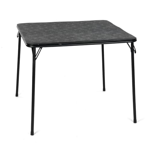 HOMYLIN Garten-Esstisch, modernes minimalistisches Design, langlebiges Metallgestell, Gartentisch für kompakte Essbereiche, Schwarz HOMYLIN Garten-Esstisch, modernes minimalistisches Design, langlebiges Metallgestell, Gartentisch für kompakte Essbereiche, Schwarz von HOMYLIN
