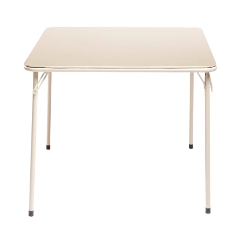 HOMYLIN Restauranttisch, robuster faltbarer Schreibtisch, Metall-Esstisch, vielseitig für Restaurants, Café, 86 x 86 x 71 cm, Kamel HOMYLIN Restauranttisch, robuster faltbarer Schreibtisch, Metall-Esstisch, vielseitig für Restaurants, Café, 86 x 86 x 71 cm, Kamel von HOMYLIN