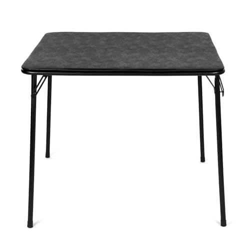 HOMYLIN Restauranttisch, robuster faltbarer Schreibtisch, Metall-Esstisch, vielseitig für Restaurants, Café, 86 x 86 x 71 cm, Schwarz HOMYLIN Restauranttisch, robuster faltbarer Schreibtisch, Metall-Esstisch, vielseitig für Restaurants, Café, 86 x 86 x 71 cm, Schwarz von HOMYLIN