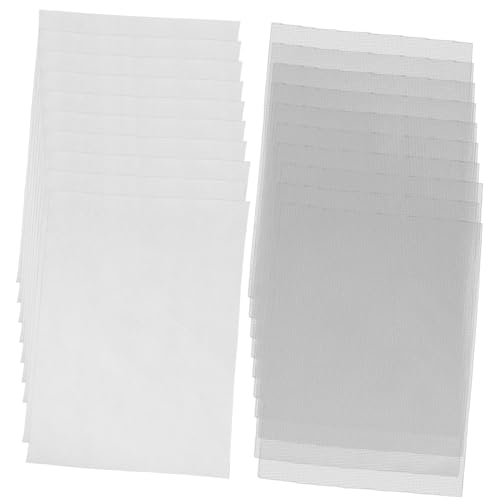 HOODANCOS 10 Sätze Handgeschöpfte Papiermaterialien Papierherstellungs Siebunterlage DIY Papierherstellungstuch Werkzeug Papierherstellungstuch Siebpapierherstellungszubehör von HOODANCOS