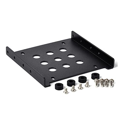 HOOLRZI Aluminium Festplattenhalterung Schwarzes Festplattenregal Desktop Externe Aufbewahrungsbox Für Gehäuse Für 2 5 Zoll/IDE/S Externer Festplatten Rack Organizer Für Den Schreibtisch von HOOLRZI