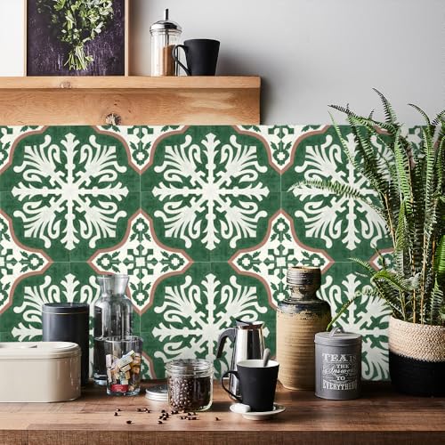 HORIWE Klassische Fliesenaufkleber Wandfliese Aufkleber 24 Stück PVC Fliesensticker Fliesen Folie Selbstklebende Tapete Wasserdicht Wandaufkleber für Küche, Schrank, Möbel, Tisch HORIWE Klassische Fliesenaufkleber Wandfliese Aufkleber 24 Stück PVC Fliesensticker Fliesen Folie Selbstklebende Tapete Wasserdicht Wandaufkleber für Küche, Schrank, Möbel, Tisch von HORIWE