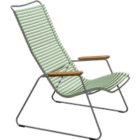 HOUE CLICK Relaxsessel Lounge Chair Bambusarmlehnen Stahlgestell von HOUE