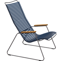 HOUE CLICK Relaxsessel Lounge Chair Bambusarmlehnen Stahlgestell von HOUE