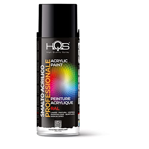 HQS Lackspray Acryl RAL-Farben (Ral 9005 schwarz glänzend) von HQS High Quality Spray