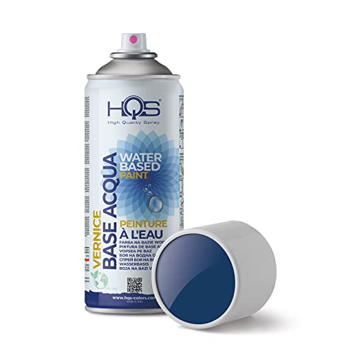 HQS Spraydose 400 ml Wasserbasis Farben Ral (Ral 5003 Saphirblau) von HQS High Quality Spray