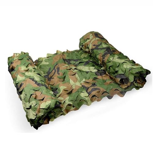 Tarnnetz Sonnenschutz Camouflage Netz 3x4m 5x5m 6x6m 7x7m 8x8m Armeeschirm Sonnensegel/pergola, Verwendet for Militärische Dekoration, Jagd, Camping, Terrassen, Partydekoration(Size:200x300cm/6.6x9.8f von HSPLXYT